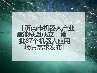 济南市机器人产业赋能联盟成立，第一批87个机器人应用场景需求发布