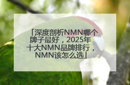 深度剖析NMN哪个牌子最好，2025年十大NMN品牌排行，NMN该怎么选