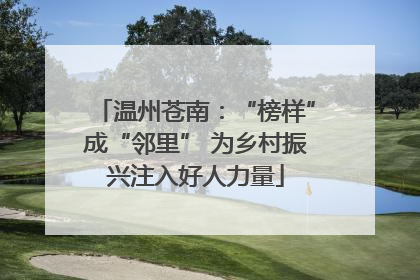 温州苍南：“榜样”成“邻里” 为乡村振兴注入好人力量