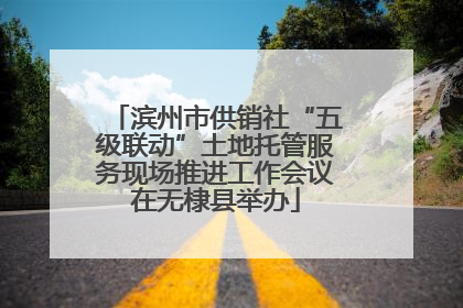 滨州市供销社“五级联动”土地托管服务现场推进工作会议在无棣县举办