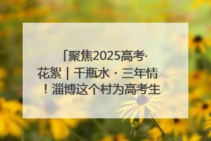 聚焦2025高考·花絮｜千瓶水・三年情！淄博这个村为高考生递上“奋进清凉”