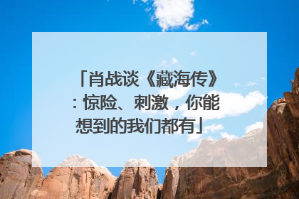 肖战谈《藏海传》：惊险、刺激，你能想到的我们都有