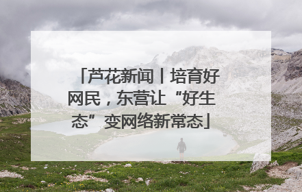 芦花新闻丨培育好网民，东营让“好生态”变网络新常态