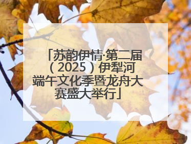 苏韵伊情·第二届（2025）伊犁河端午文化季暨龙舟大赛盛大举行
