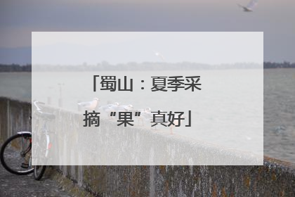 蜀山：夏季采摘“果”真好
