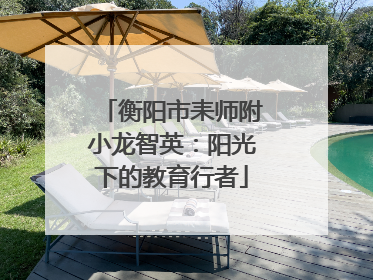 衡阳市耒师附小龙智英：阳光下的教育行者