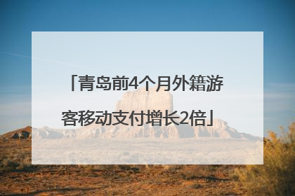 青岛前4个月外籍游客移动支付增长2倍