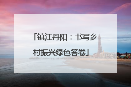 镇江丹阳：书写乡村振兴绿色答卷