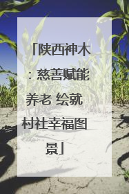 陕西神木：慈善赋能养老 绘就村社幸福图景