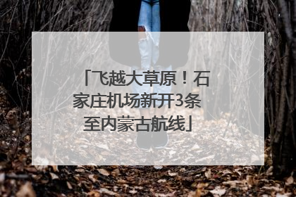 飞越大草原！石家庄机场新开3条至内蒙古航线
