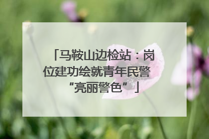 马鞍山边检站：岗位建功绘就青年民警“亮丽警色”