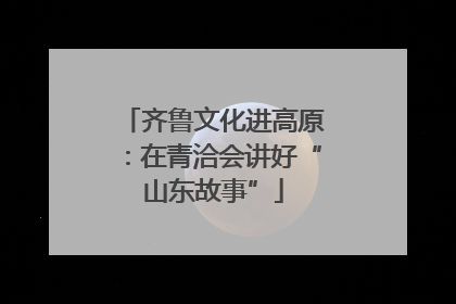 齐鲁文化进高原：在青洽会讲好“山东故事”