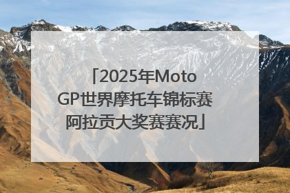 2025年MotoGP世界摩托车锦标赛阿拉贡大奖赛赛况