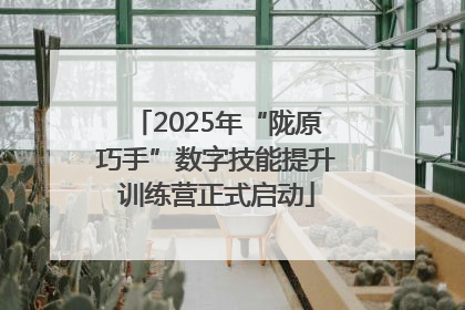 2025年“陇原巧手”数字技能提升训练营正式启动