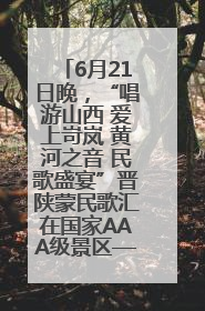 6月21日晚，“唱游山西 爱上岢岚 黄河之音 民歌盛宴”晋陕蒙民歌汇在国家AAA级景区——岢岚宋长城精彩上演