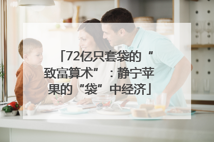 72亿只套袋的“致富算术”：静宁苹果的“袋”中经济
